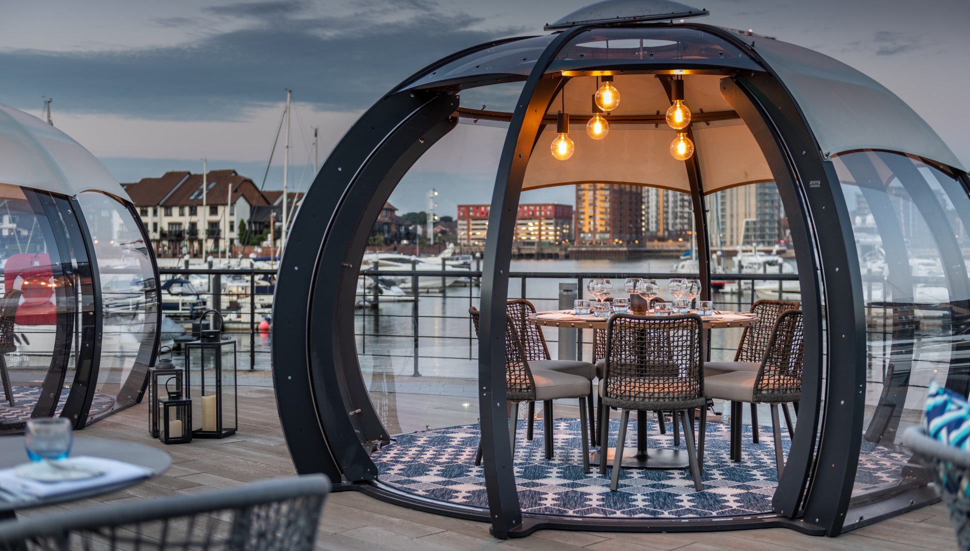 Southampton Harbour Hotel Dining Domes